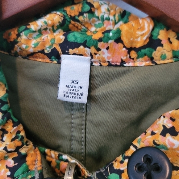 Coach Military Reversible Jacket Cotton/ Silk Blend Jacket Size XS - Picture 15 of 16